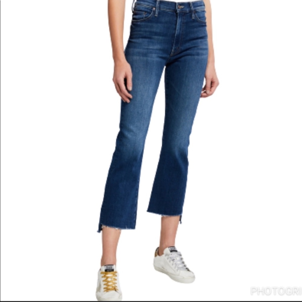MOTHER Insider Crop Step Fray Jeans